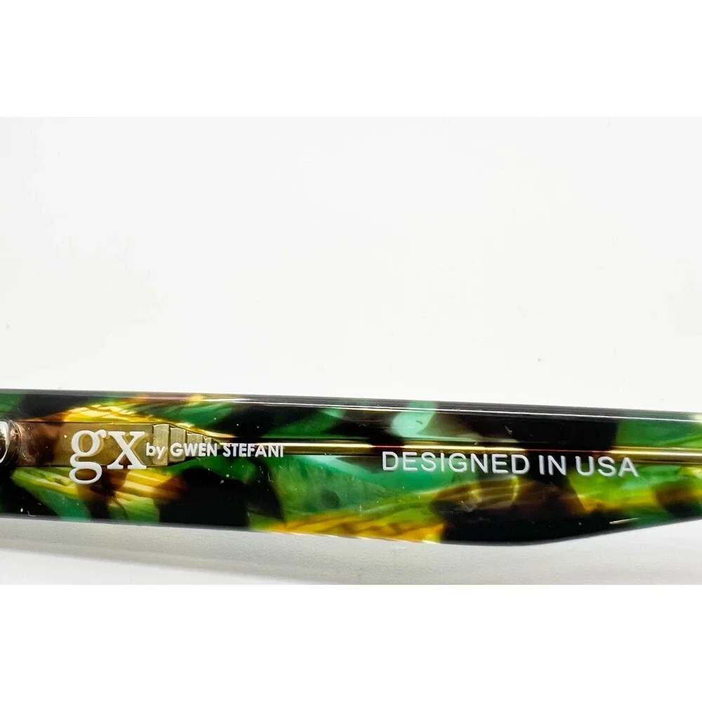 gx by Gwen Stefani Eyeglasses Womens Green Tortoise GX045 GRN 55-16-135 55mm